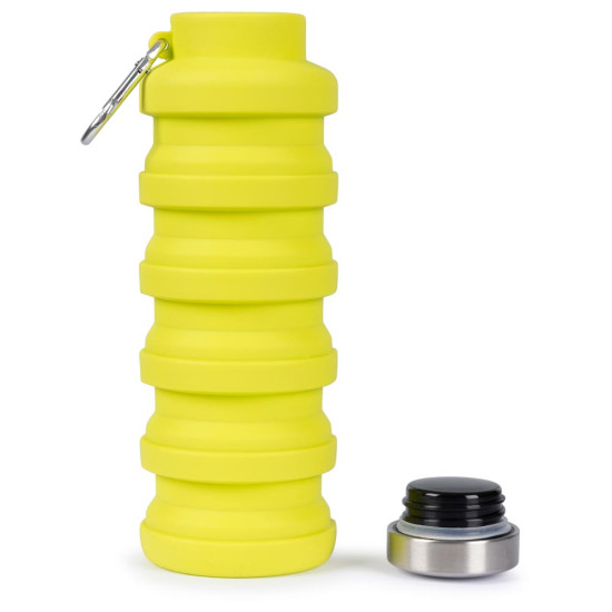 Trespass Μπουκάλι νερού Vavo Folded Silicon Bottle with Caribiner 500ml